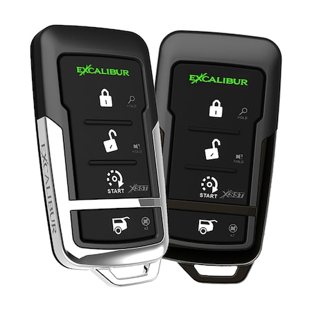 Excalibur / Omega Start/Keyless, Blade, 2W, 3D, 4-Butn RS3753DB